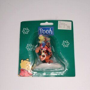 New In Package Disney Pooh Resin Figurine Tigger With Hunny Pot